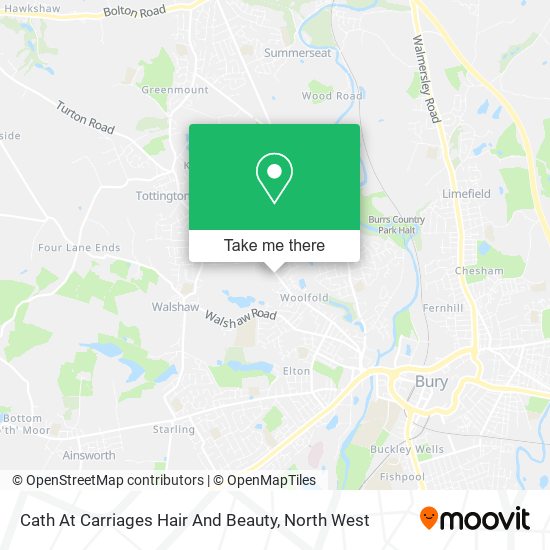 Cath At Carriages Hair And Beauty map