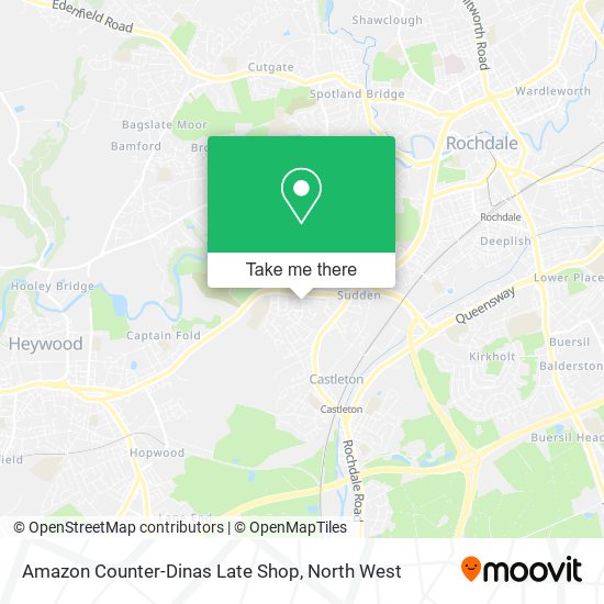 Amazon Counter-Dinas Late Shop map