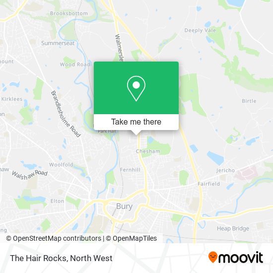 The Hair Rocks map