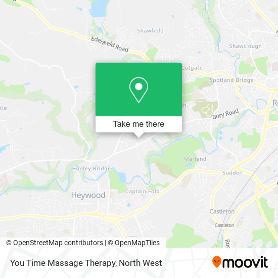 You Time Massage Therapy map