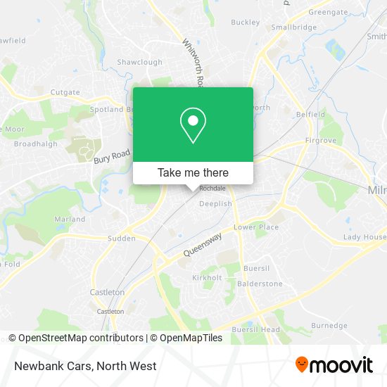 Newbank Cars map