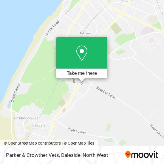 Parker & Crowther Vets, Daleside map