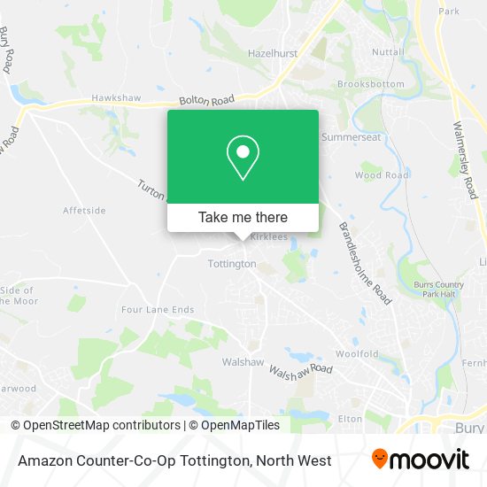 Amazon Counter-Co-Op Tottington map