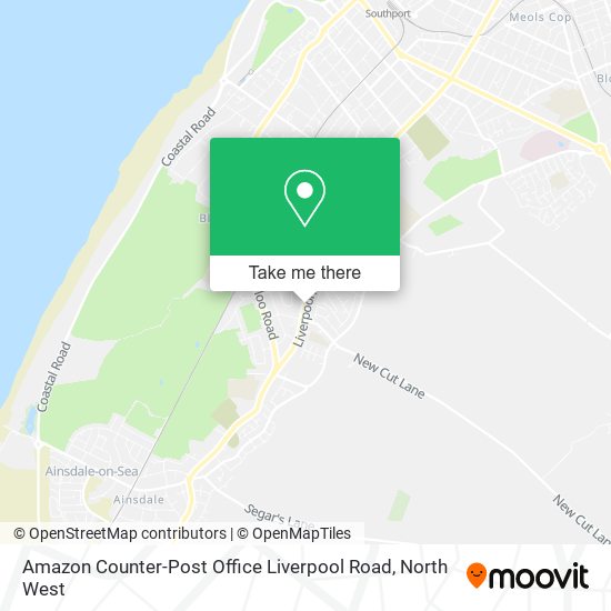 Amazon Counter-Post Office Liverpool Road map