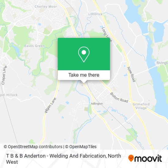 T B & B Anderton - Welding And Fabrication map