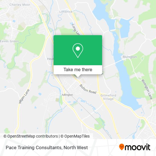 Pace Training Consultants map