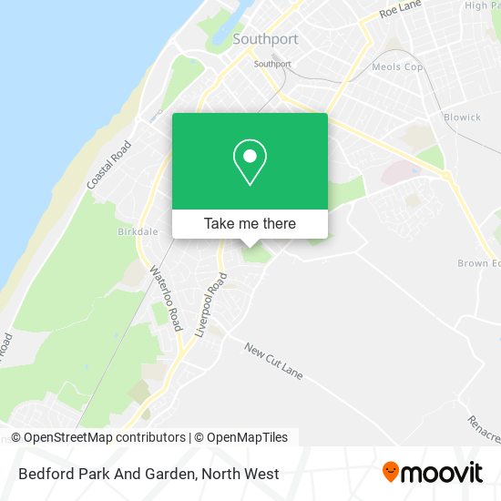 Bedford Park And Garden map