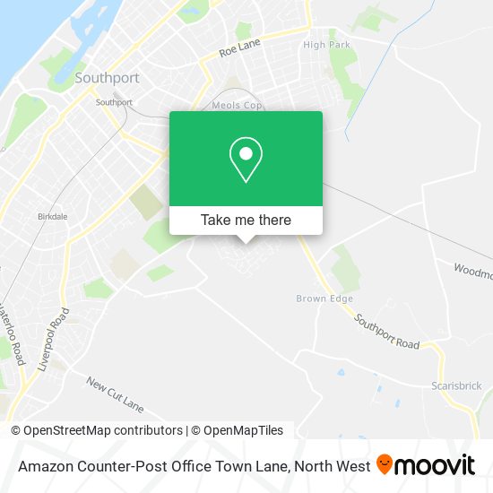 Amazon Counter-Post Office Town Lane map