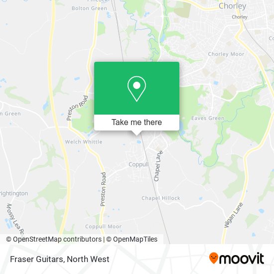 Fraser Guitars map