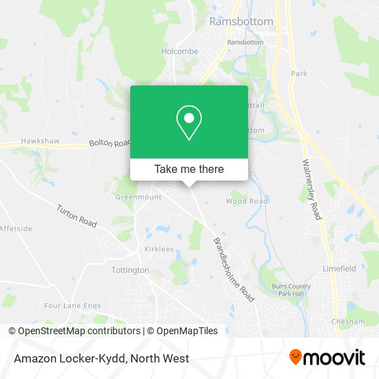 Amazon Locker-Kydd map
