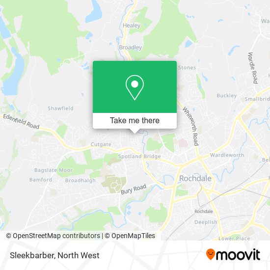 Sleekbarber map