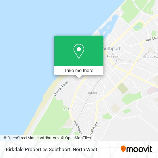 Birkdale Properties Southport map