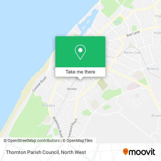 Thornton Parish Council map