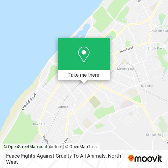 Faace Fights Against Cruelty To All Animals map