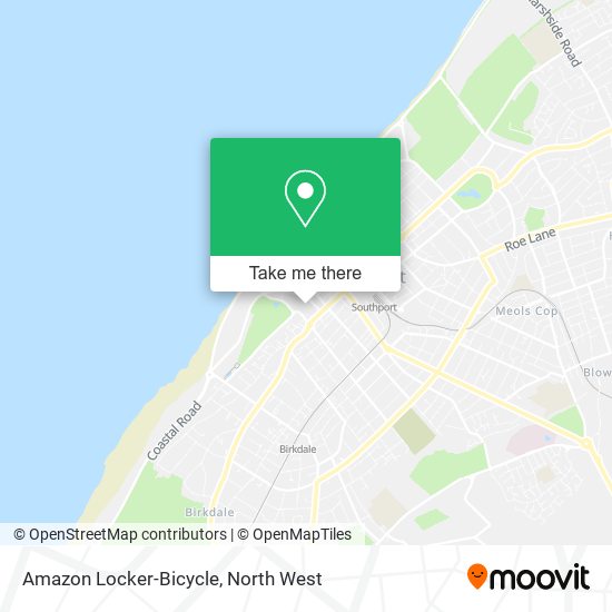 Amazon Locker-Bicycle map