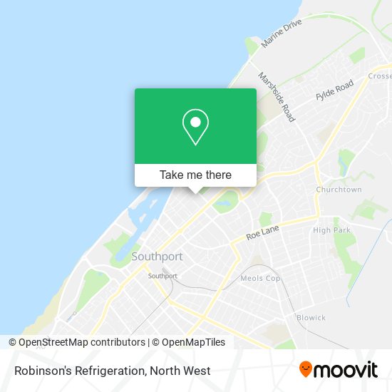 Robinson's Refrigeration map