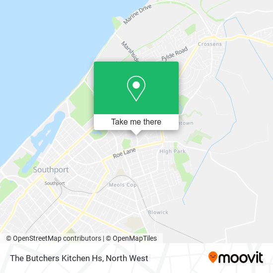 The Butchers Kitchen Hs map