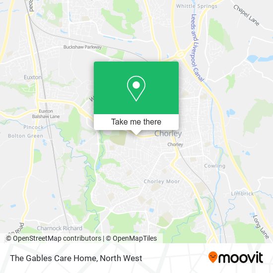 The Gables Care Home map