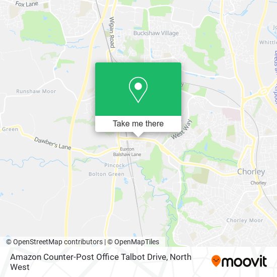 Amazon Counter-Post Office Talbot Drive map