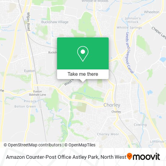 Amazon Counter-Post Office Astley Park map