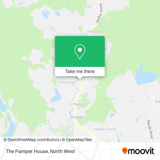 The Pamper House map
