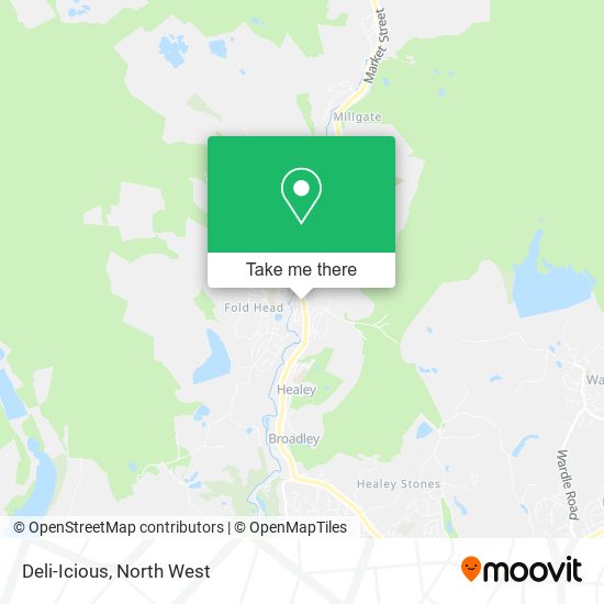 Deli-Icious map