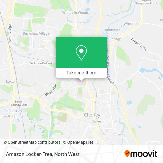 Amazon Locker-Frea map