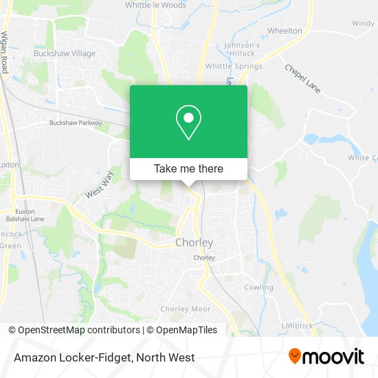 Amazon Locker-Fidget map