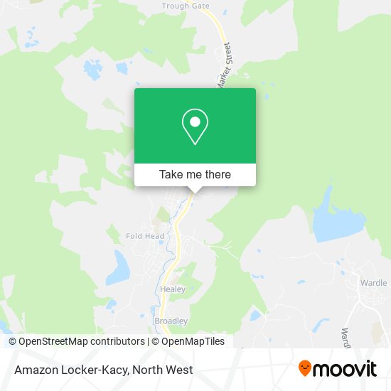 Amazon Locker-Kacy map