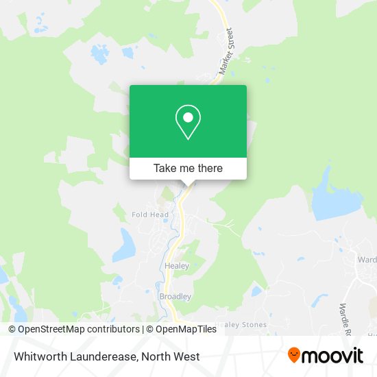Whitworth Launderease map