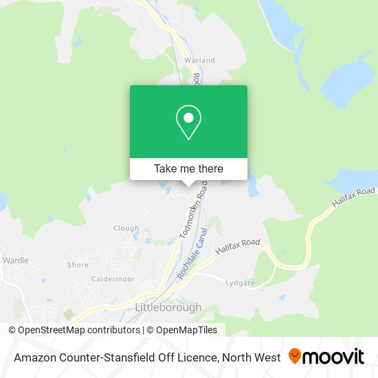 Amazon Counter-Stansfield Off Licence map