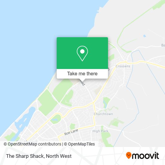 The Sharp Shack map