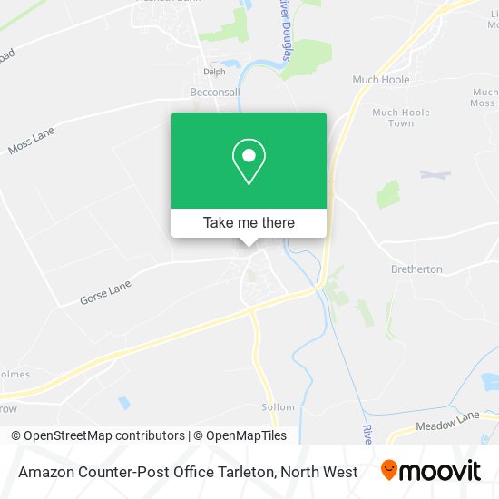 Amazon Counter-Post Office Tarleton map