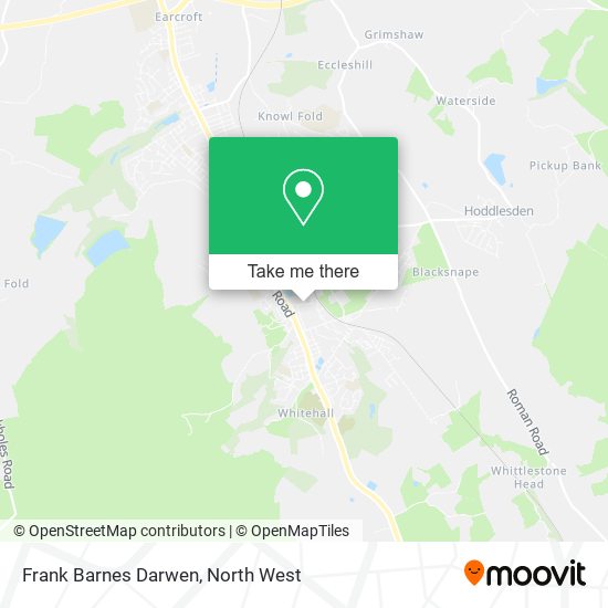 Frank Barnes Darwen map