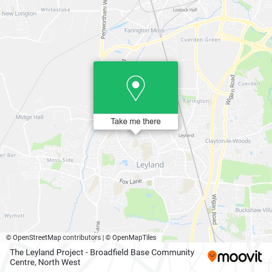 The Leyland Project - Broadfield Base Community Centre map