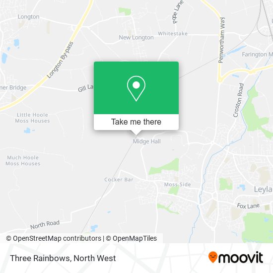 Three Rainbows map