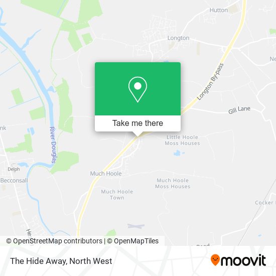 The Hide Away map
