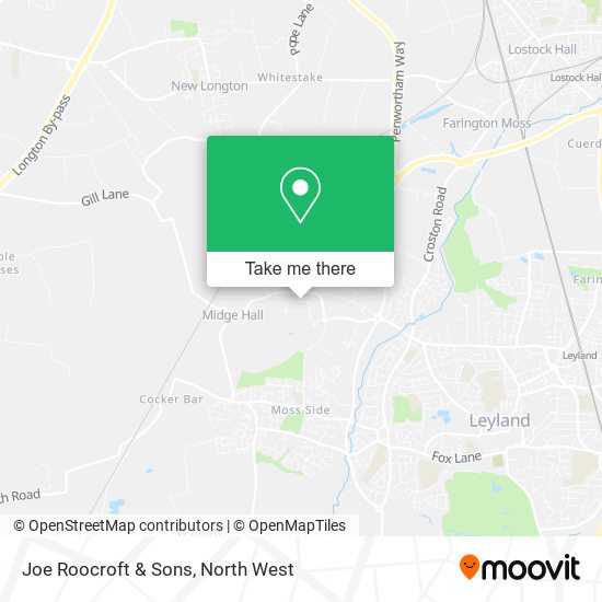 Joe Roocroft & Sons map