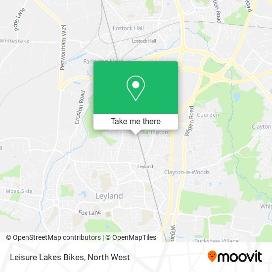 Leisure Lakes Bikes map