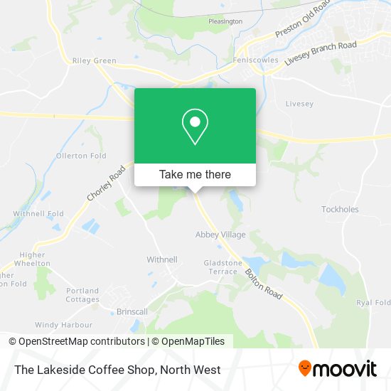 The Lakeside Coffee Shop map