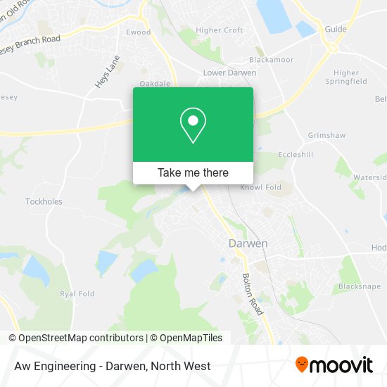 Aw Engineering - Darwen map