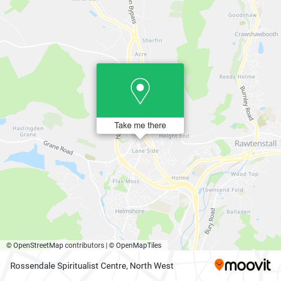 Rossendale Spiritualist Centre map