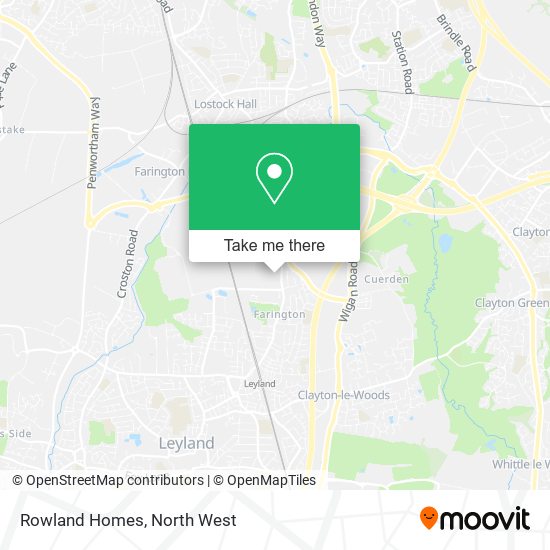Rowland Homes map