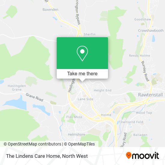 The Lindens Care Home map