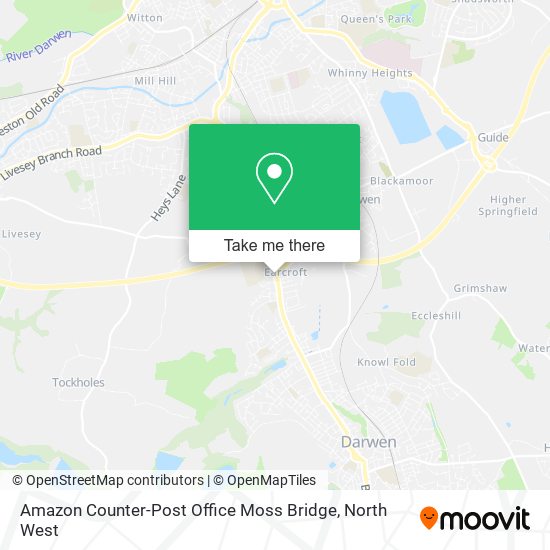 Amazon Counter-Post Office Moss Bridge map