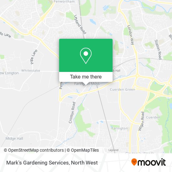 Mark's Gardening Services map
