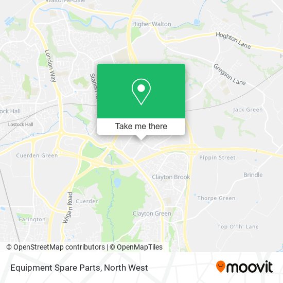 Equipment Spare Parts map