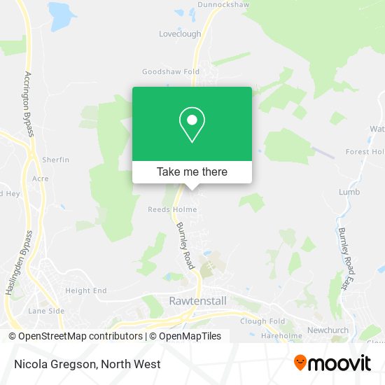 Nicola Gregson map