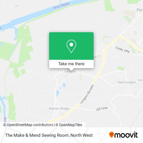 The Make & Mend Sewing Room map