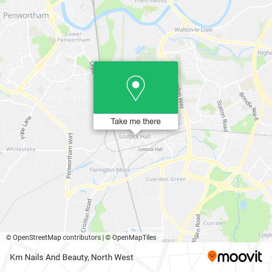 Km Nails And Beauty map